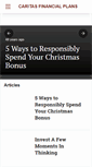 Mobile Screenshot of caritasplans.com